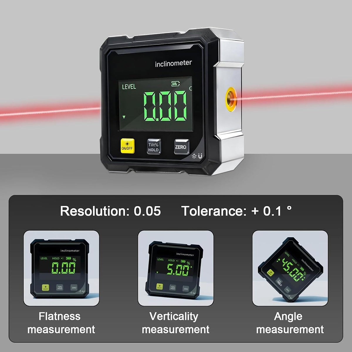 Magnetic Digital Angle Finder Protractor Inclinometer