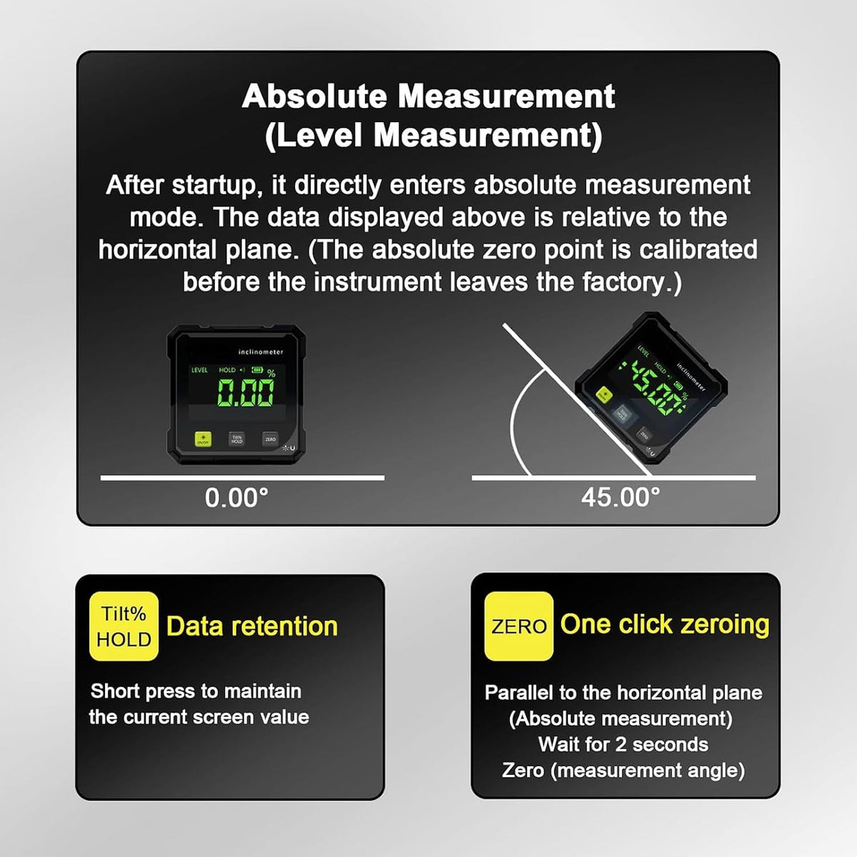 Magnetic Digital Angle Finder Protractor Inclinometer