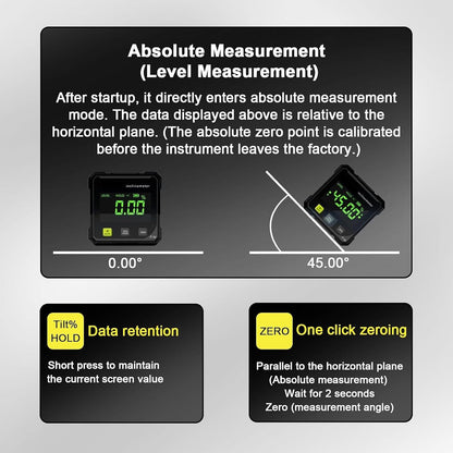 Magnetic Digital Angle Finder Protractor Inclinometer