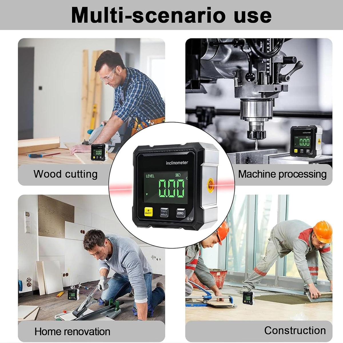 Magnetic Digital Angle Finder Protractor Inclinometer