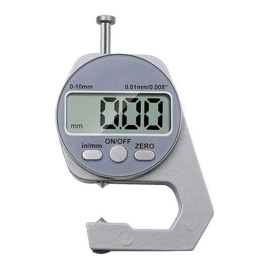 LCD 0-10mm Electronic Digital Thickness Gauge Micrometer Measure Tool